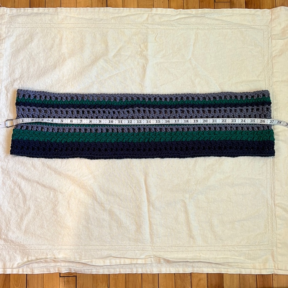 Hand Crocheted Infinity Scarf - Picture 5 of 6